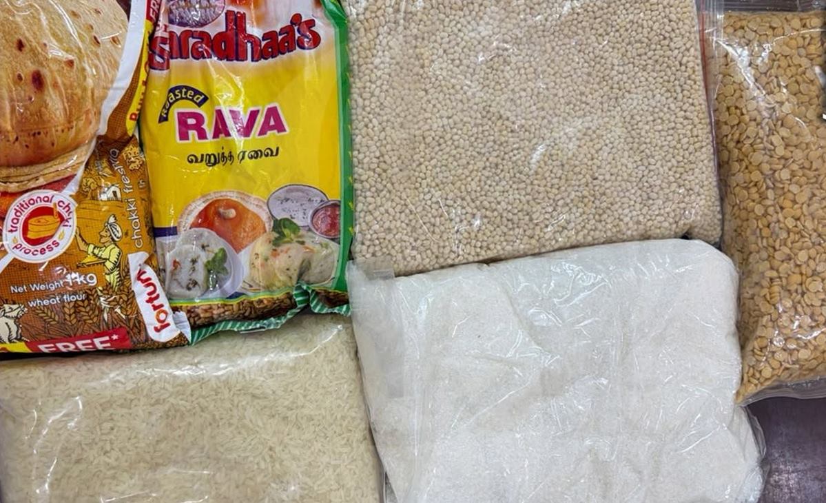 Grocery provisions kit distributed to families in need