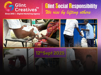 Glint Creatives GSR CSR Initiative September 2026 - Biryani Distribution