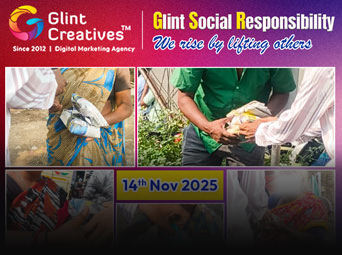 Glint Creatives GSR CSR Initiative November 2026 - Food Distribution