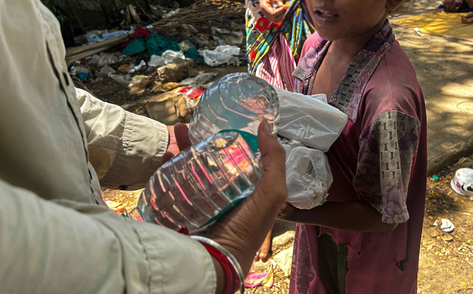Food and Slippers Distribution – GSR Activity by Glint Creatives