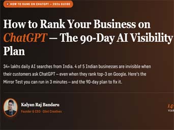 How to Rank Your Business on ChatGPT — The 90-Day AI Visibility Plan