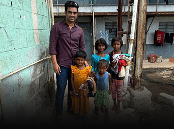 Glint Creatives GSR CSR Initiative August 2025 - Kids Clothes Distribution